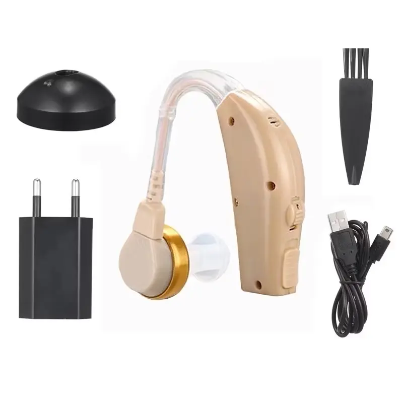 Alat Bantu Dengar Pendengaran Pengeras Suara Telinga Tuli Orang Tua Hearing Aid Wireless Tanpa Kabel Original Jz-1088f2