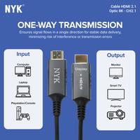 Gambar [ANTI-DELAY] NYK CABLE (CH 2.1) HDMI 2.1 8K OPTIC UHD - Active Optical Cable 20 Meter NON COD - HDMI 2.1 FIBER OPTIC 30M dari NYK Indonesia Kota Administrasi Jakarta Pusat 5 Tokopedia