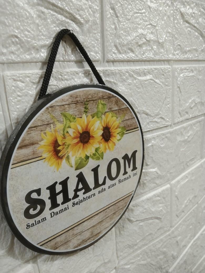 Product Introduction of Hiasan dinding Shalom JUMBO Bulat"BLJ01" 10