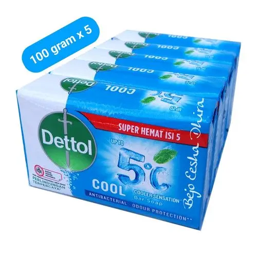 paket dettol 100 gr isi 5 pc