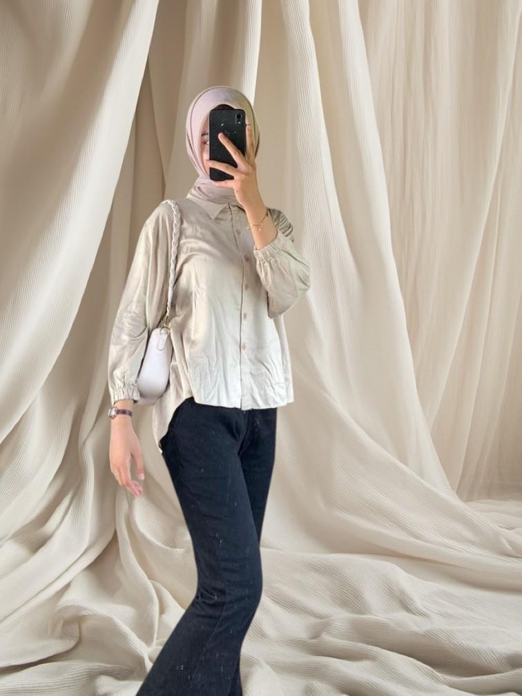 Product Introduction of KEMEJA WANITA ORI PREMIUM.ATASAN ABG BLUSE WANITA KEKINIAN ELEGAN 8