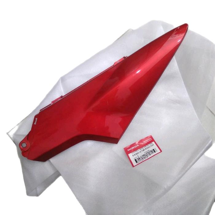 Gambar Honda Cover Side Supra X 125 Kiri Merah 64380-KTM-850CSR Tutup Box Accu Original AHM Ready Stock - Motorcycle dari KUSUMA MAKMUR MOTOR Kab. Jembrana Tokopedia