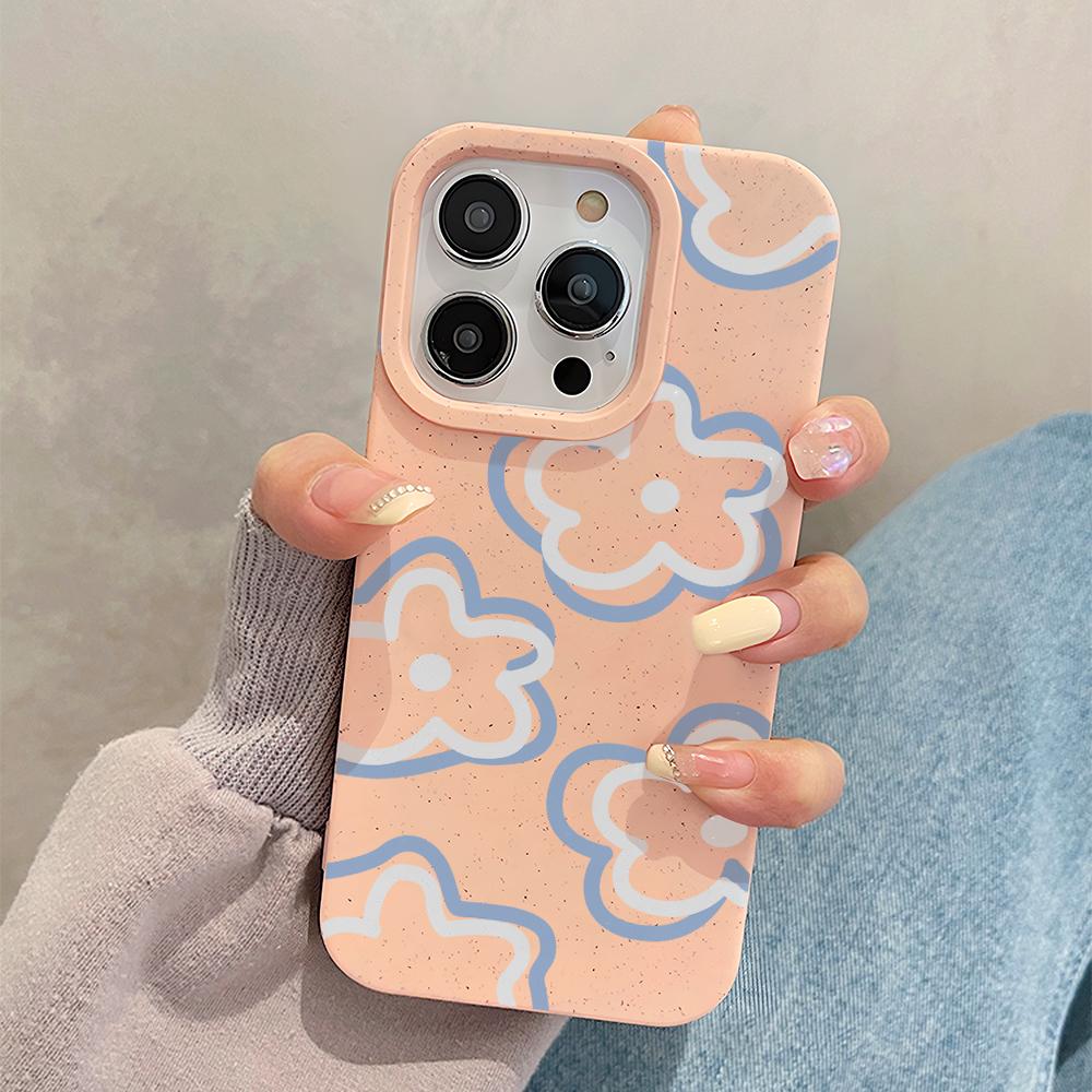 UCASE Case iPhone 11 13 12 14 15 16 17 Pro MAX 7 8 6 6S Plus XR XS MAX 7Plus 8Plus SE Case iPhone Casing Silikon Wheat Phone Case