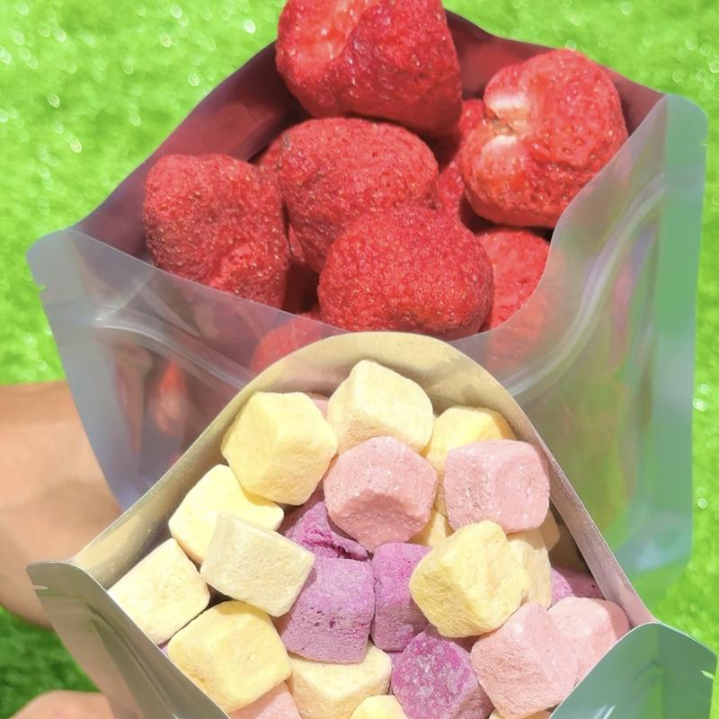 LIVE Combo VIP300 Gồm 150g Dâu Tây Sấy Khô Giòn & 150g Snack SC Khô Dâu Tây Nguyên Trái Chua Ngọt Ngon Giòn Xốp Dễ Ăn Snack Food