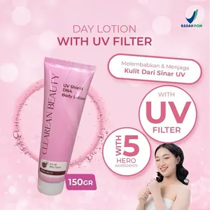 Clearean Beauty Day Body Lotion dengan UV FILTER Melembabkan & Menjaga Kulit dari Sinar UV untuk Tangan dan Kaki 150GR - Foot, Hand