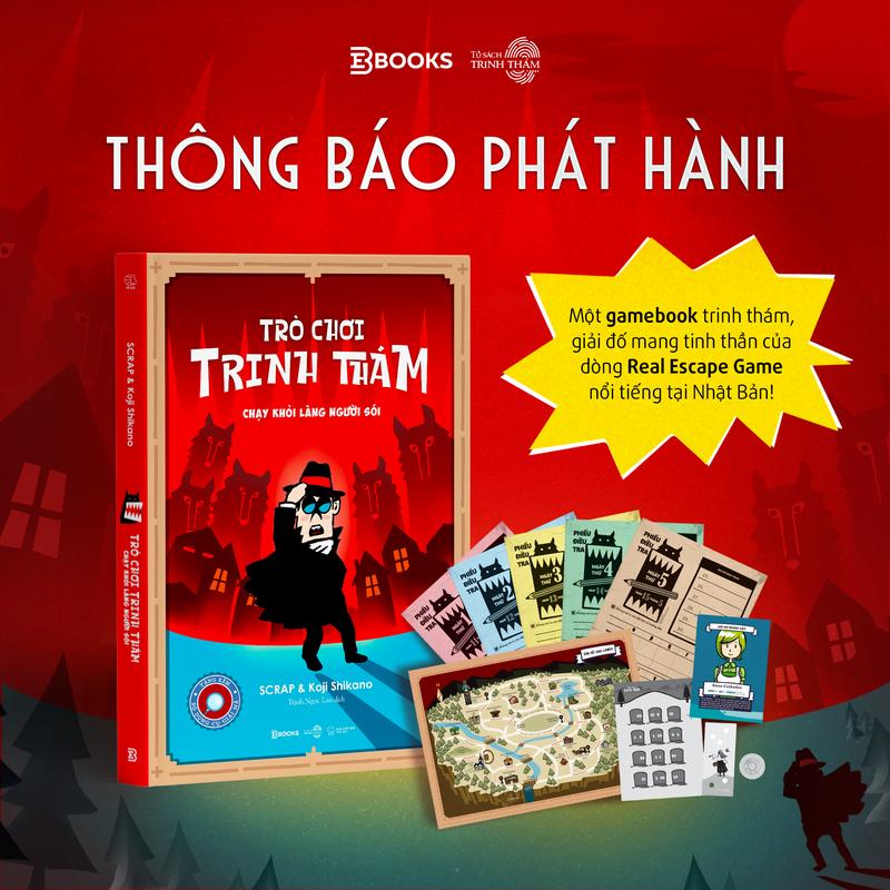 Sách - Trò Chơi Trinh Thám - Chạy Khỏi Làng Người Sói