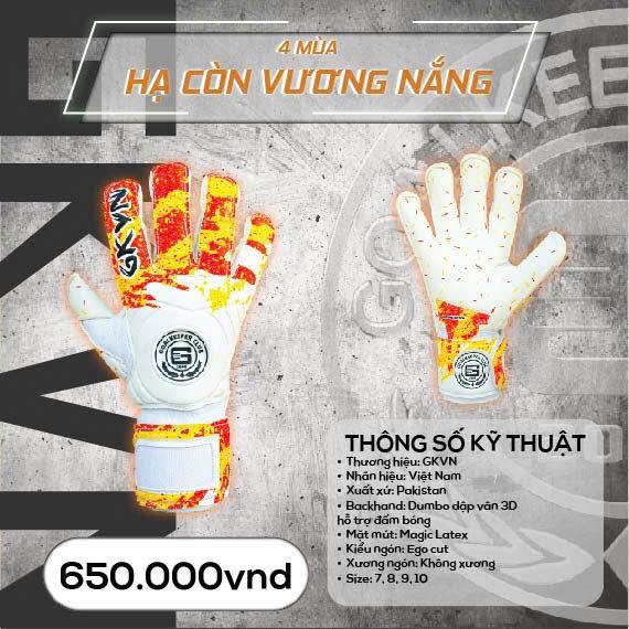 Găng Tay Thủ Môn GKVN 4 Mùa Không Xương [TẶNG GIẶT GĂNG + DƯỠNG ẨM + BĂNG CUỘN] 2