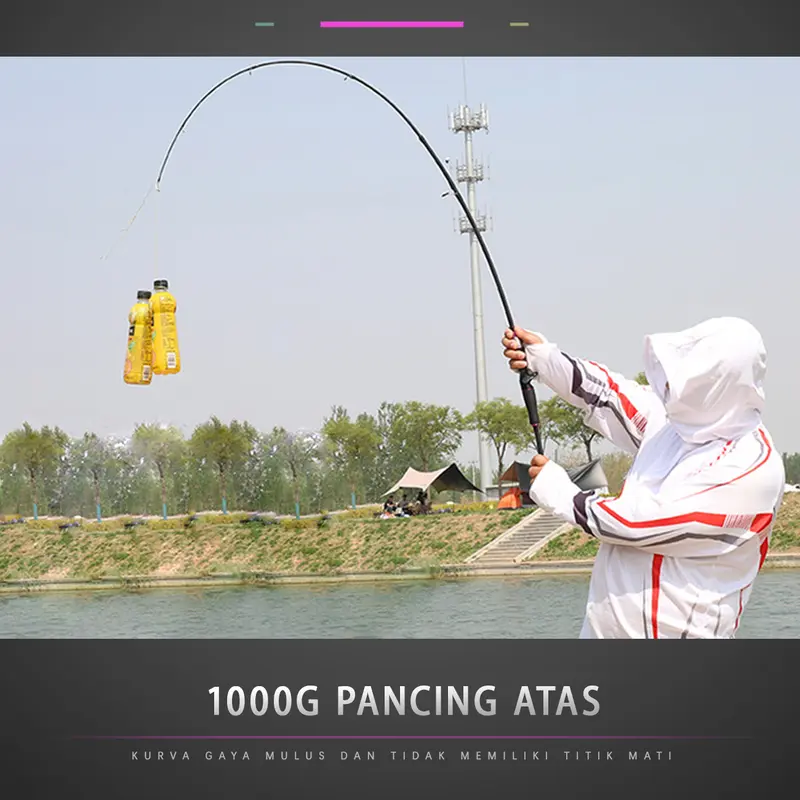 Set Pancing 1.65m/1.8m/2.1m Joran Pancing 2000-4000 Reel Pancing bouns Senar Pancing Umpan Combo pancingan set lengkap joran pancing set 3