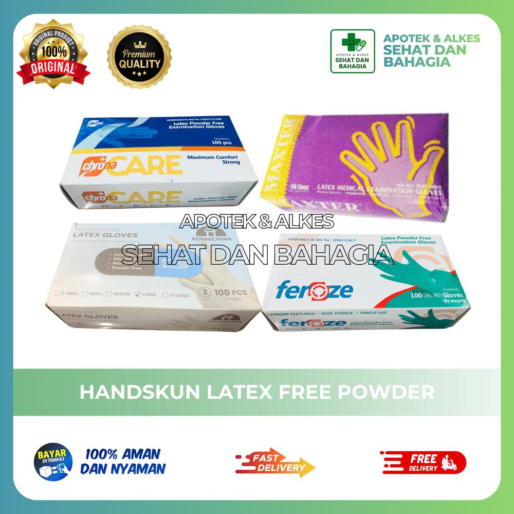 Handskun Latex Free Powder - S, CHRONALIFEMED