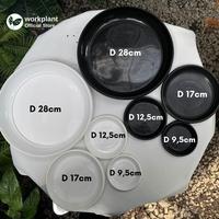 Gambar Workplant - Tatakan Pot GBL Tatakan / Alas Pot Bunga Tanaman Hias Isi 12pcs - Diameter 9,5cm, Hitam dari workplant official Kota Surabaya 4 Tokopedia