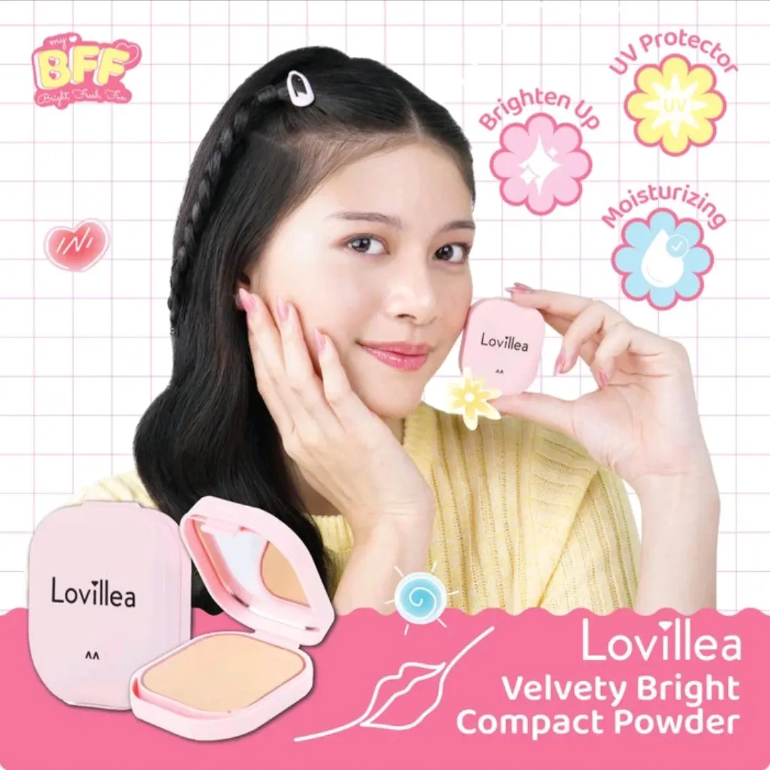 LOVILLEA Velvety Bright Compact Powder 9gr