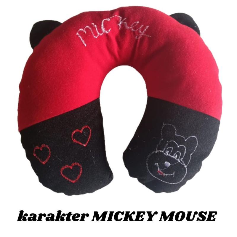 Product Introduction of Bantal Leher Karakter Anak Neck Travel Pillow - Doraemon - Bed, Keropi 3