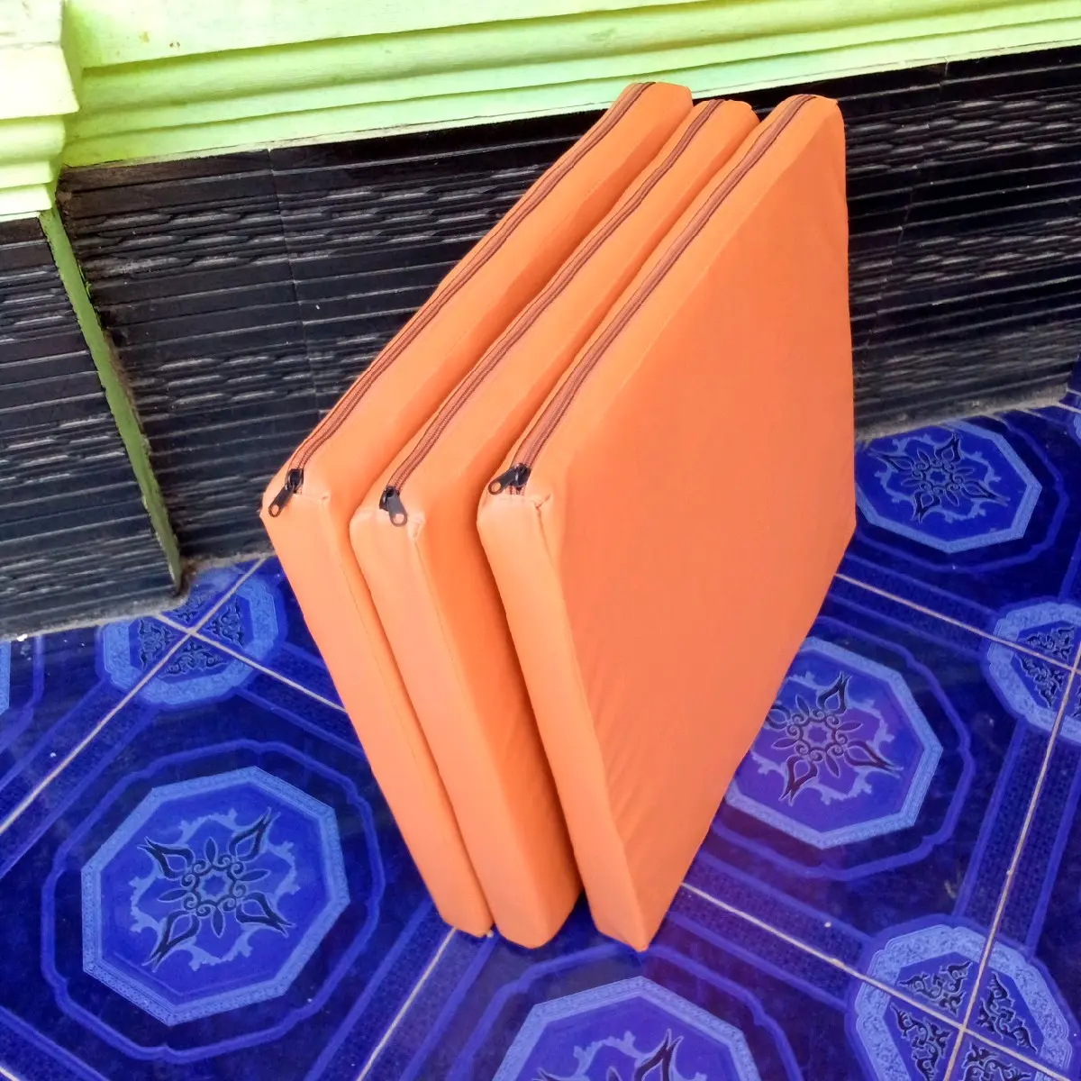 Bantal Duduk Kursi Kayu Premium Tebal 5cm - Bahan Oscar Kulit Sintetis