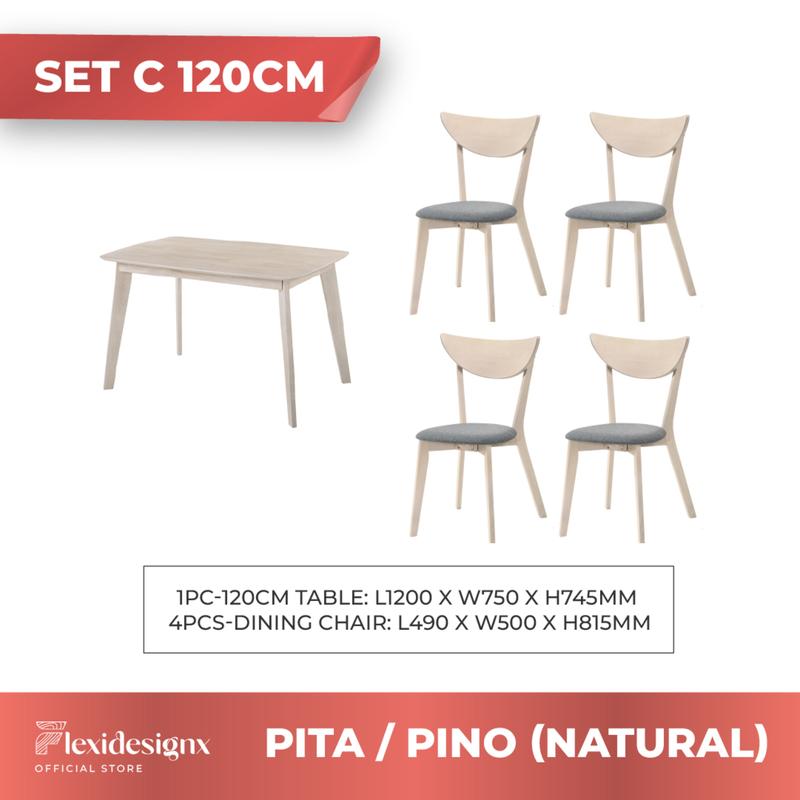 Product Introduction of Dining Chair 6 seat Wood 4 chairs Bench Solid Wood Material Promotion PINO Flexidesignx 12