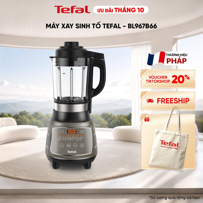 Máy xay nấu làm sữa hạt đa năng Tefal BL967B66 1.75L - 12 chức năng tiện lợi