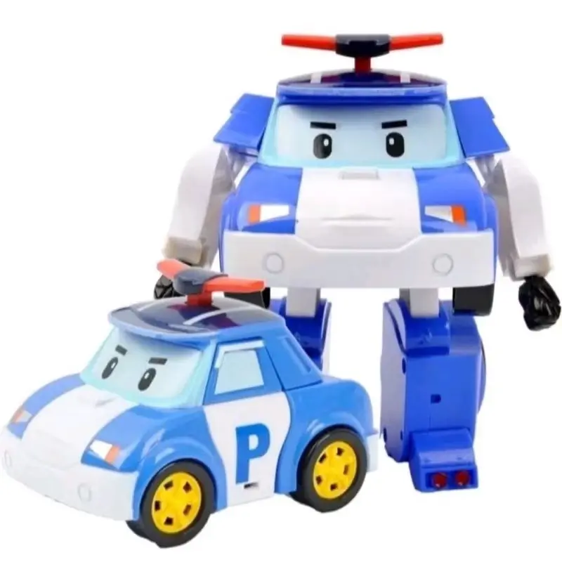 Mainan Robot Poli robocar Pemadam/Polisi/Heli Fire Fighter/Police Robboccar Per Pcs