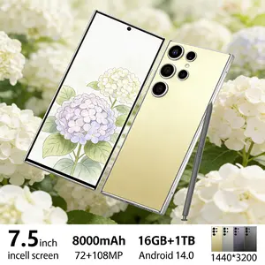 [Quick Ship] HP  S 25 Ultra Android 14 Layar 7,5 Inci 8000mAh 72MP+108MP 16GB+1TB 5G Official Warranty + Free Case Premium & Screen Protector