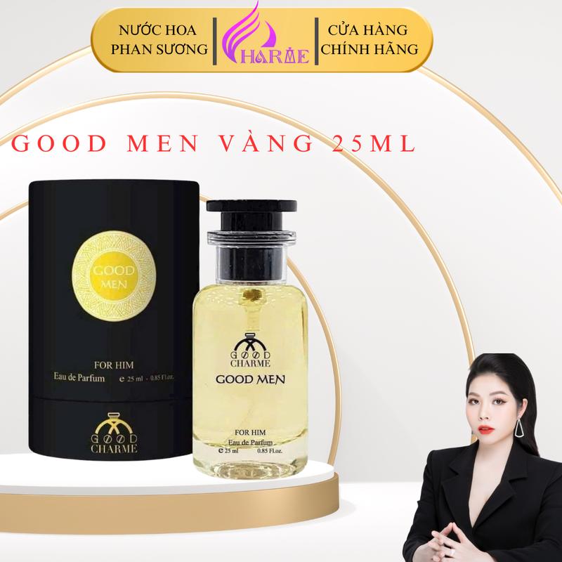  Nước Hoa Nam Good Men Vàng Good Men Xanh 25ml Hương Thơm Nam Tính Quyến Rũ Thanh Lịch Cosmetic Perfume -HRVE 