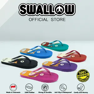 Swallow Sandal Jepit Nice Safari - Sendal Karet Wanita Anti Selip