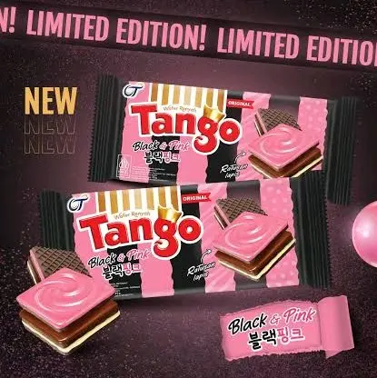 TANGO JKT 48 WAFER RASA BLACKPINK LIMITED EDITION NETTO 35 GR X 10 PCS 5
