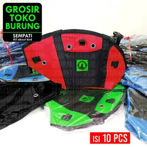 Sempati Grosir Tas Kiso Ayam Jago Isi 10 Pcs Tas Ayam Aduan Kisa Wadah Ayam Selempang Jinjing Bawa Hewan Bebek