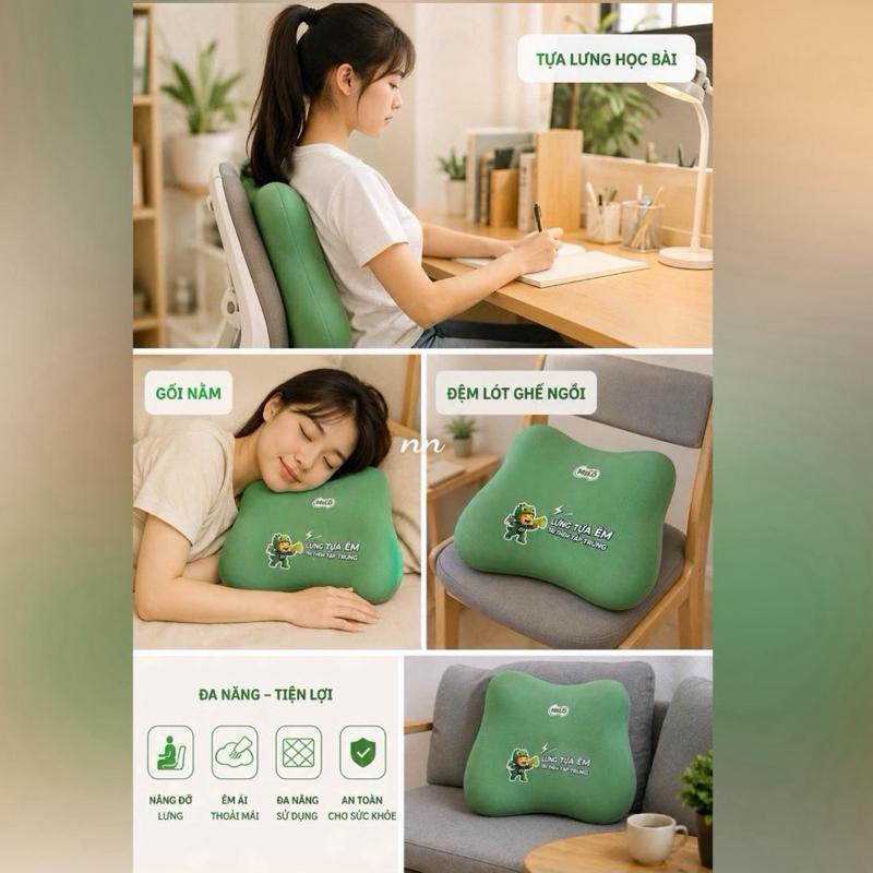 Gối tựa lưng cao su non - Hkm