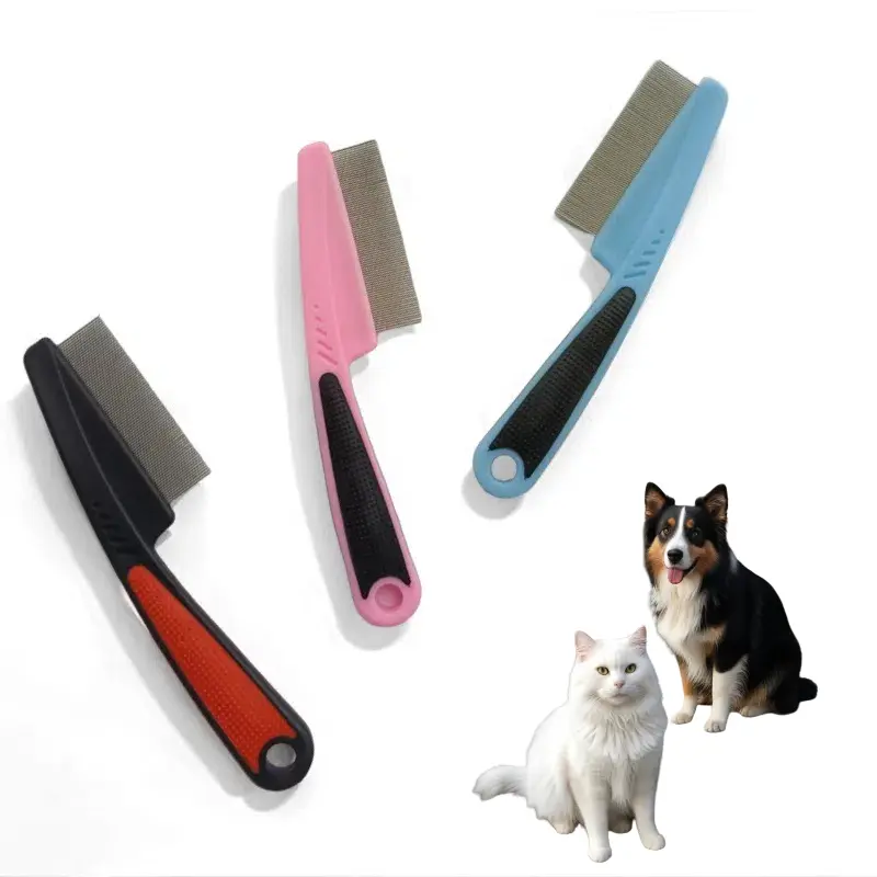 Fashion pet flea comb, cat and dog flea comb