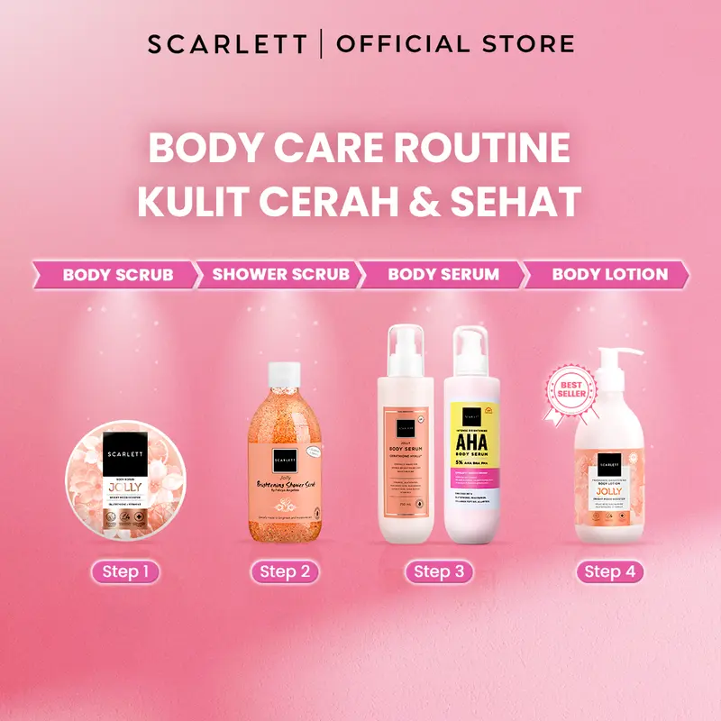 Scarlett Whitening New! Fragrance Brightening Body Lotion Bright Mood Booster 4