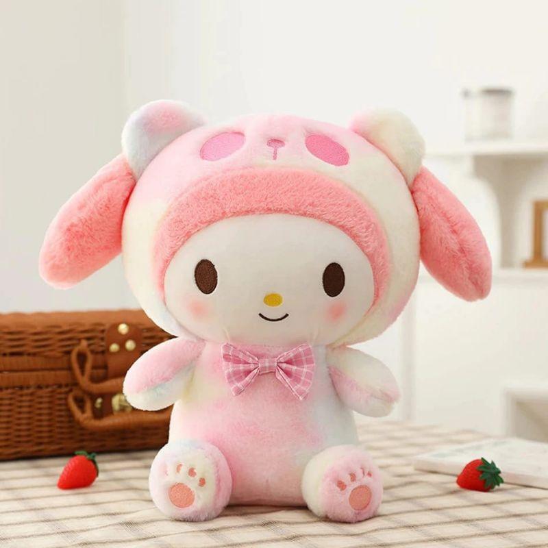 Boneka kuromi pelangi sanrio ukuran jumbo 60cm lembut mewah kado ultah Anak Asli Dolls 4
