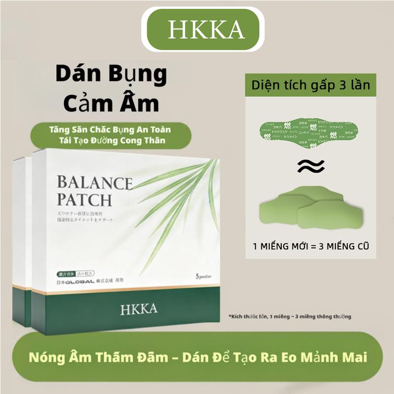 Miếng Dán Thoải Mái Bụng HKKA Nâng Cấp 5 Miếng Dán Mỗi Gói Tương Đương Với 3 Miếng Dán Che Phủ Diện Tích Lớn