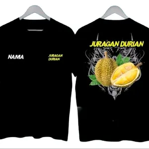 KAOS JURAGAN DURIAN FREE NAMA// KAOS DURIAN