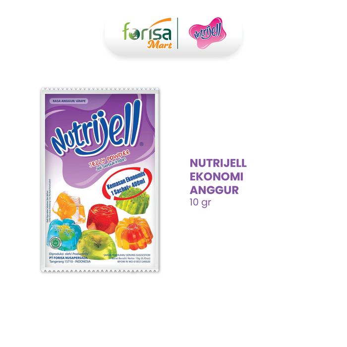 Gambar NutrijelI Ekonomi Jelly Rasa Anggur - 1 Sachet dari Forisa Mart Official Kota Depok Tokopedia