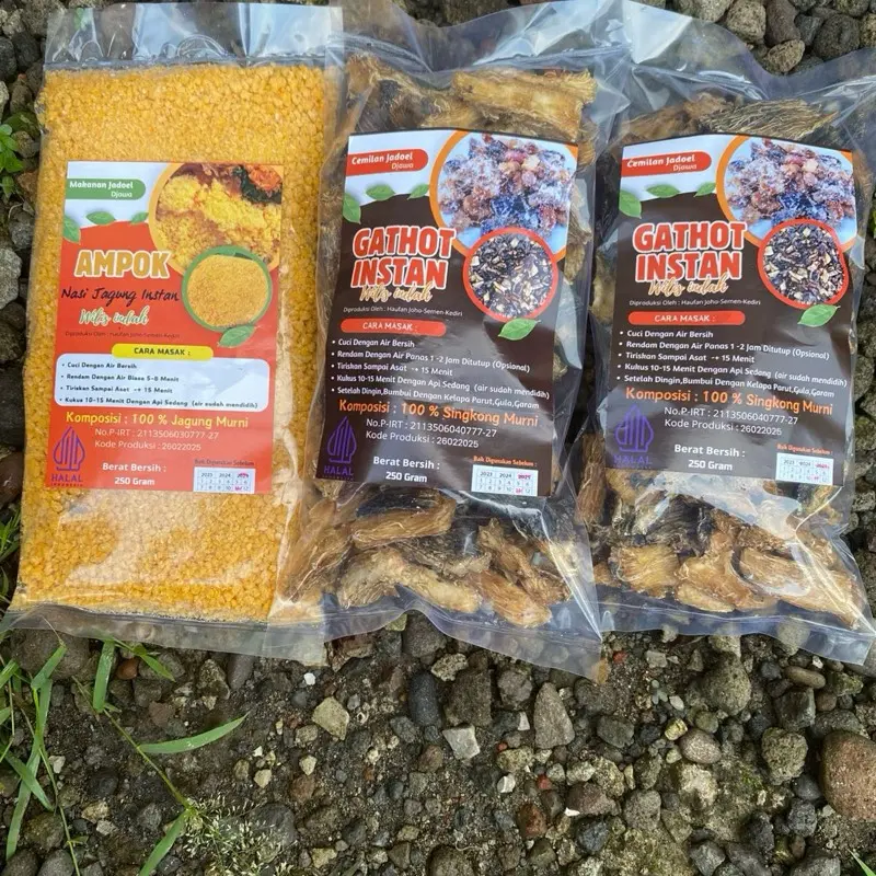 Paket makanan Legend isi 3 Macam @250gram (gatot,ampok,tiwul) 5