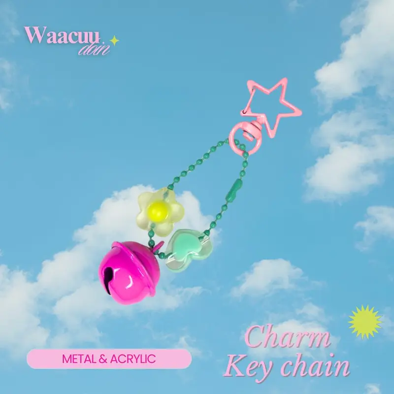 Waa Cuu - Star Pink Carabiner keychains 0