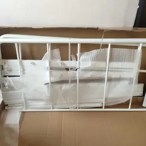 TETE_1 Ranjang Besi Tempat Tidur Dipan Tempat Tidur Ranjang Besi Dipan Besi Divan Besi Dipan Kasur Furniture Ranjang Besi Tempat Tidur Dipan Tempat Tidur Ranjang Besi Dipan Besi Divan Besi Dipan Kasur Furniture  Hitam/180×200×30CM [ Garansi lima tahun ]