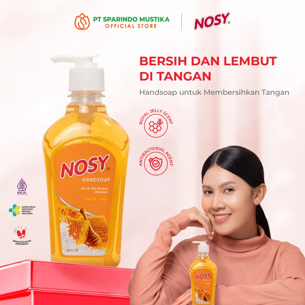 NOSY Hand Soap Pump 420ml Royal Jelly