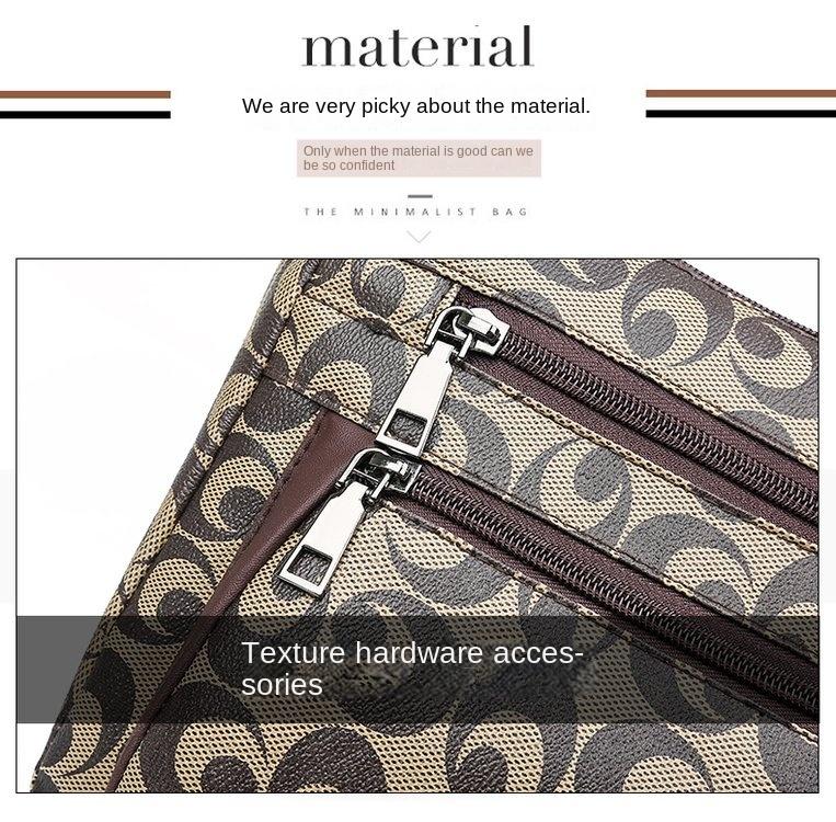 Product Introduction of Túi Đeo Vai Nữ, Sức Chứa Lớn, Nhiều Lớp, Túi Đeo Chéo, Thời Trang, In Hình Xu Hướng, Ví Đựng Tiền Xu, Thích Hợp Cho Nữ 9