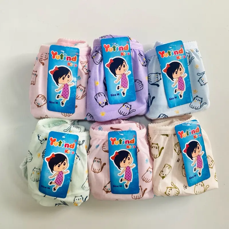 Yutind CD/Celana Dalam Anak Perempuan Bermotif Bahan Katun Lembut 4