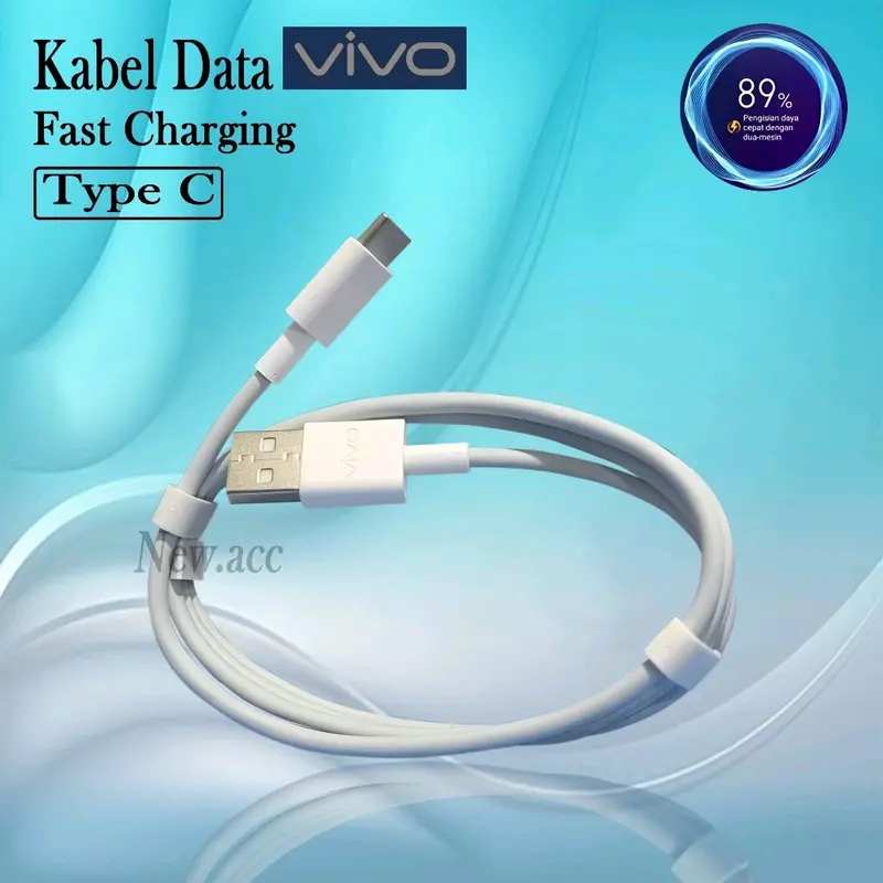 Kabel Data VIVO Original 100% USB TYPE C FAST CHARGING Kabel Charger Compatible All Type Series Cable 0