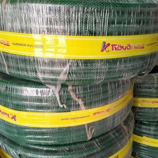 Selang Air Anti lumut benang Hijau Harga Per Roll (Kenyal & Berkelas) - 1/2" ( 100m )