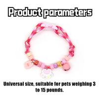 Gambar 1PC Tali Leher Anjing Kecil Lonceng Pet Collar Dog Kitten Adjustable Motif Tapak Kaki Pet Kalung - Pink dari SAHABAT MANCING SHOP Kota Cirebon 2 Tokopedia