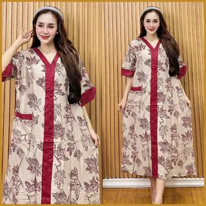 DRESS DASTER RAYON SABRINA KAIN RAYON PREMIUM TEBAL ADEM BUSUI FRIENDLY