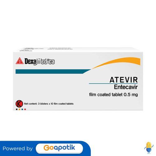 ATEVIR 0.5 MG BOX 30 TABLET