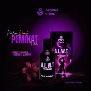Parfum cewek mewah tahan lama meninggalkan jejak A.L.W.T ( aroma luxury wanita tak terlupakan ) extrait de parfume 30ml by EXSO