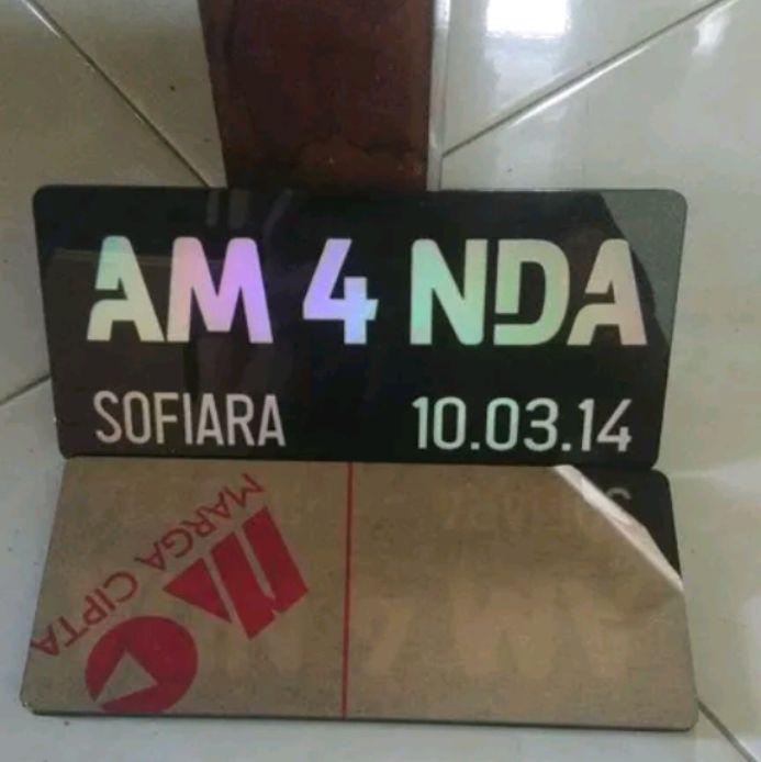 custom nama akrilik selis sepeda listrik series 23 cm Outdoor 5