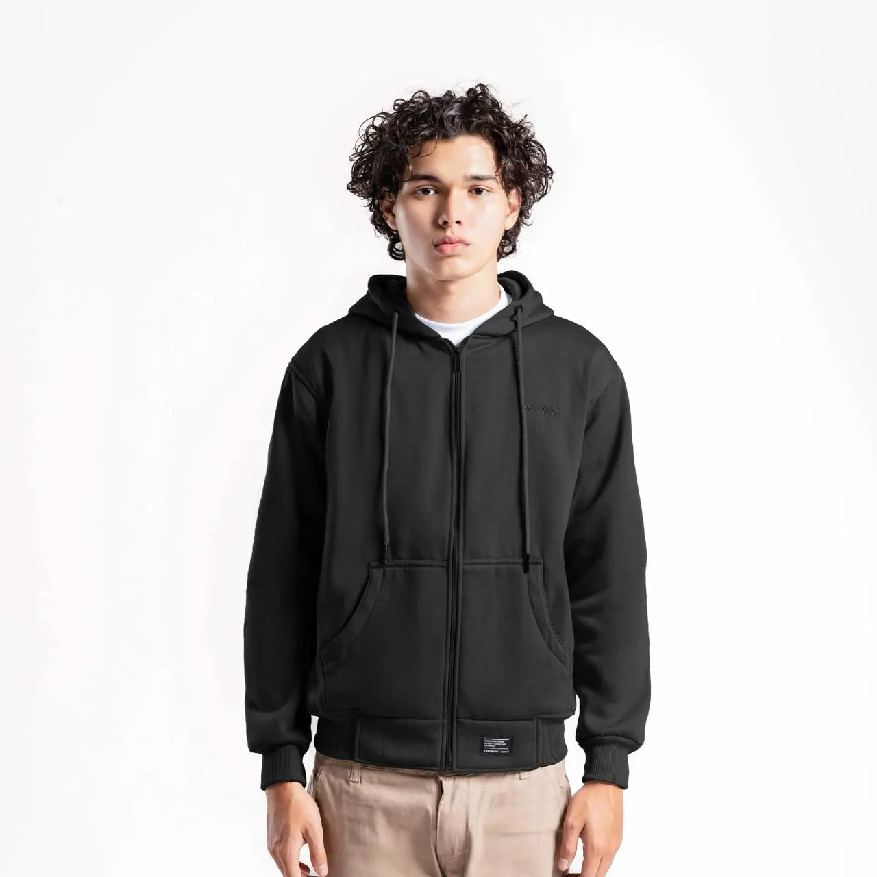 Evernext Apparel - Jaket Basic Hoodie Sweater Polos Unisex Pullover Outer Hoodie Jaket Polos Fleece Pria Wanita Distro Pria Wanita Terbaru
