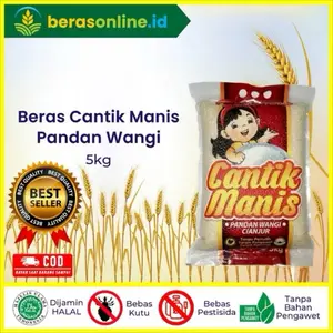 ￼Beras Online - Cantik Manis Beras Pandan Wangi 5 kg