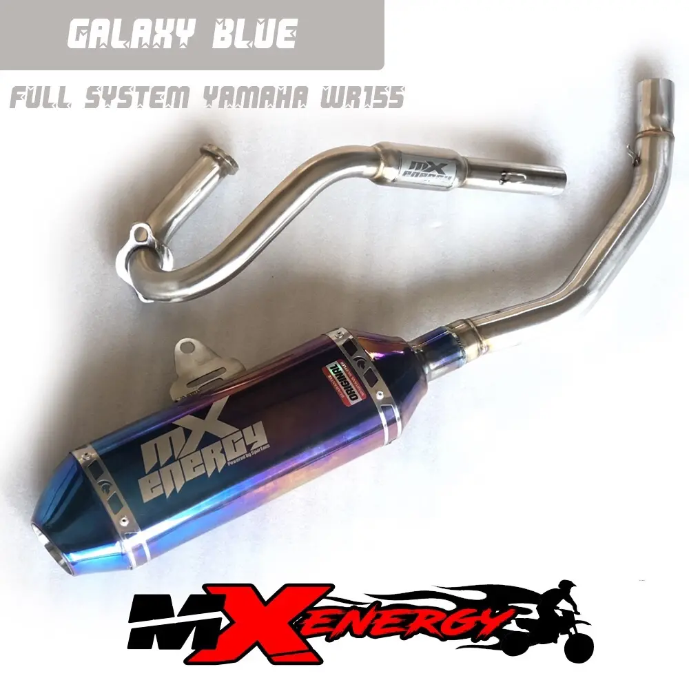 Knalpot KLX, CRF & WR155 Stainless all varian Original MX Energy by Spartans