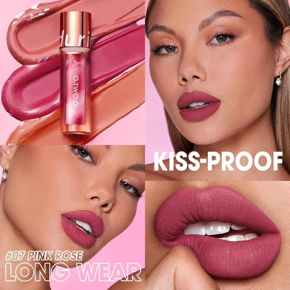 （NEW&COD） O.TWO.O Lip Tint Matte Long Lasting Waterproof Ultra Stay Lolepop Lipgloss Smooth Lightweight NON-STICK CUP Lip Makeup