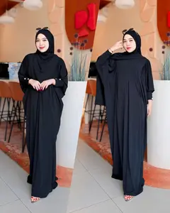 Dress Aurora – Gamis Jersey Premium Onset Hijab Instan, Busui Friendly & Nyaman Dipakai Seharian